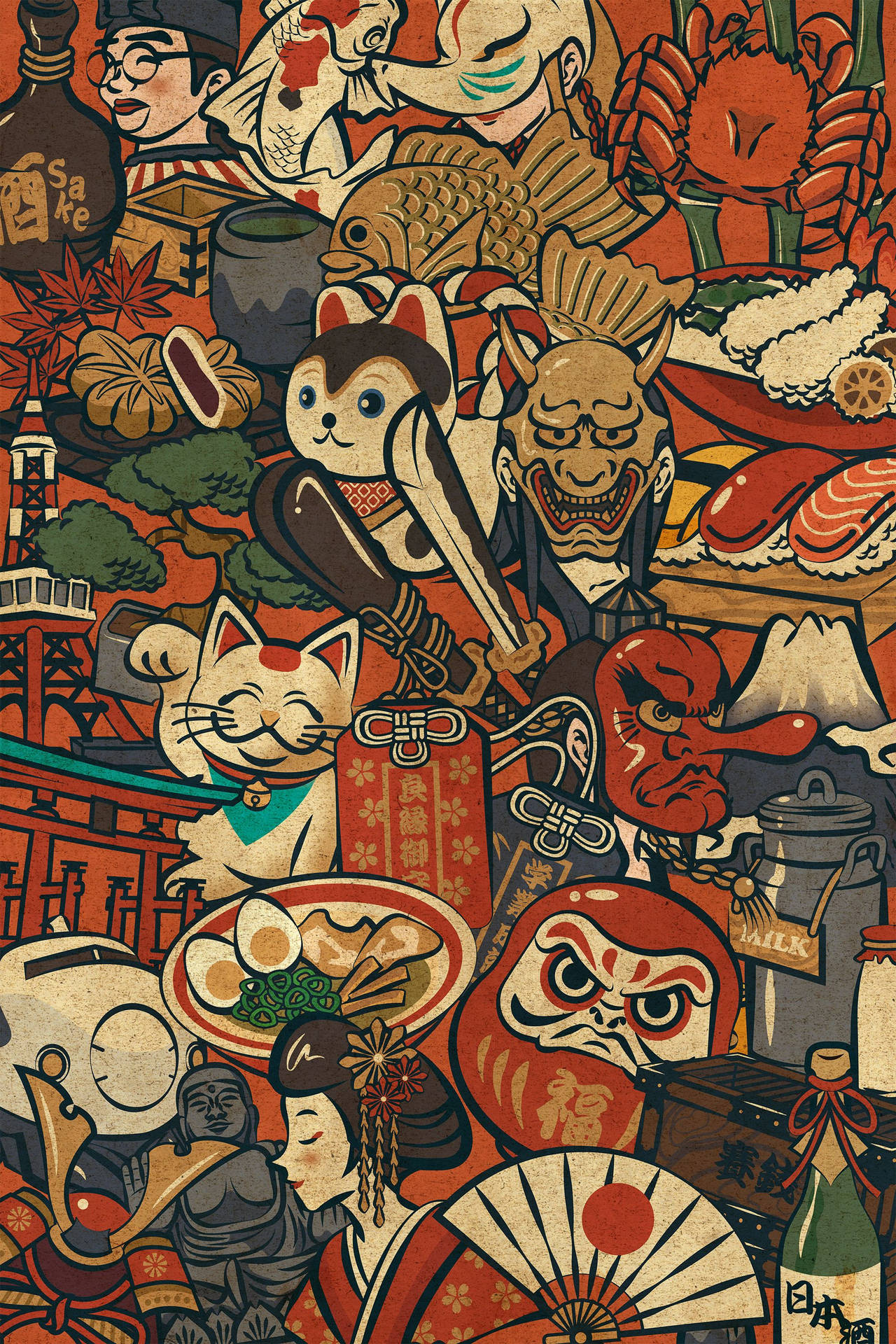 Iconic Symbols Of Japanese Art