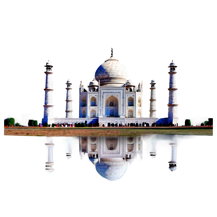 Iconic Taj Mahal Architecture Png 06252024 PNG