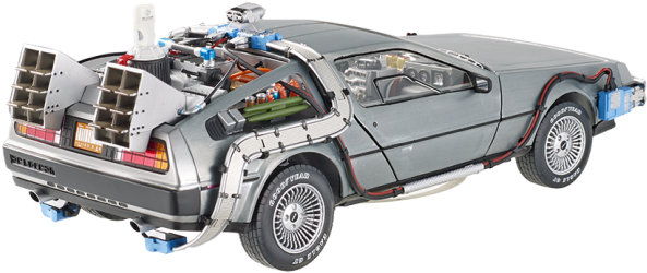 Iconic Time Travel Vehicle PNG