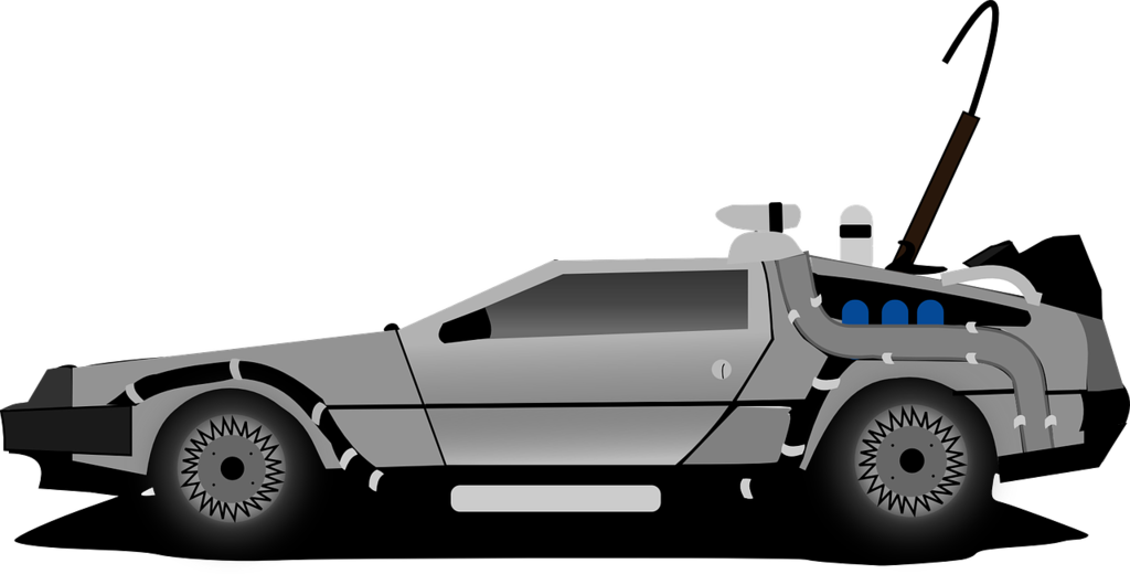 Iconic Time Travel Vehicle PNG