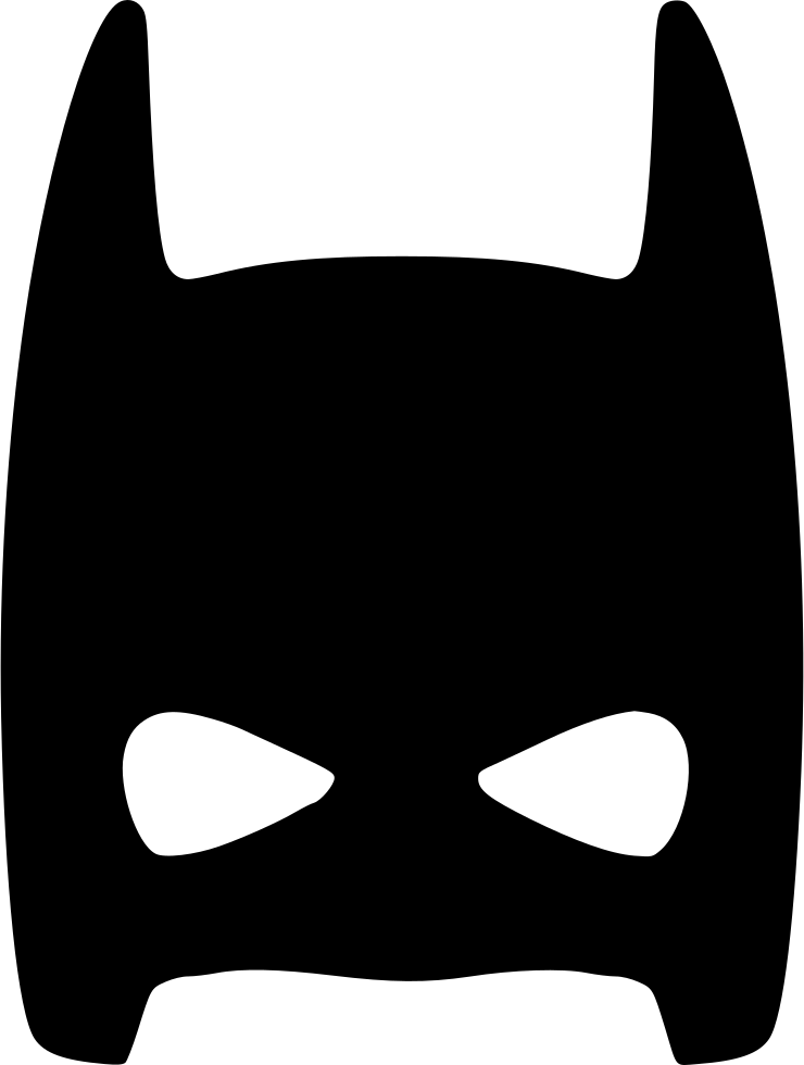 Iconic Vigilante Mask Silhouette PNG