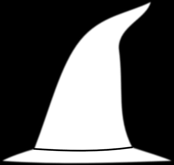 Iconic Witch Hat Silhouette PNG