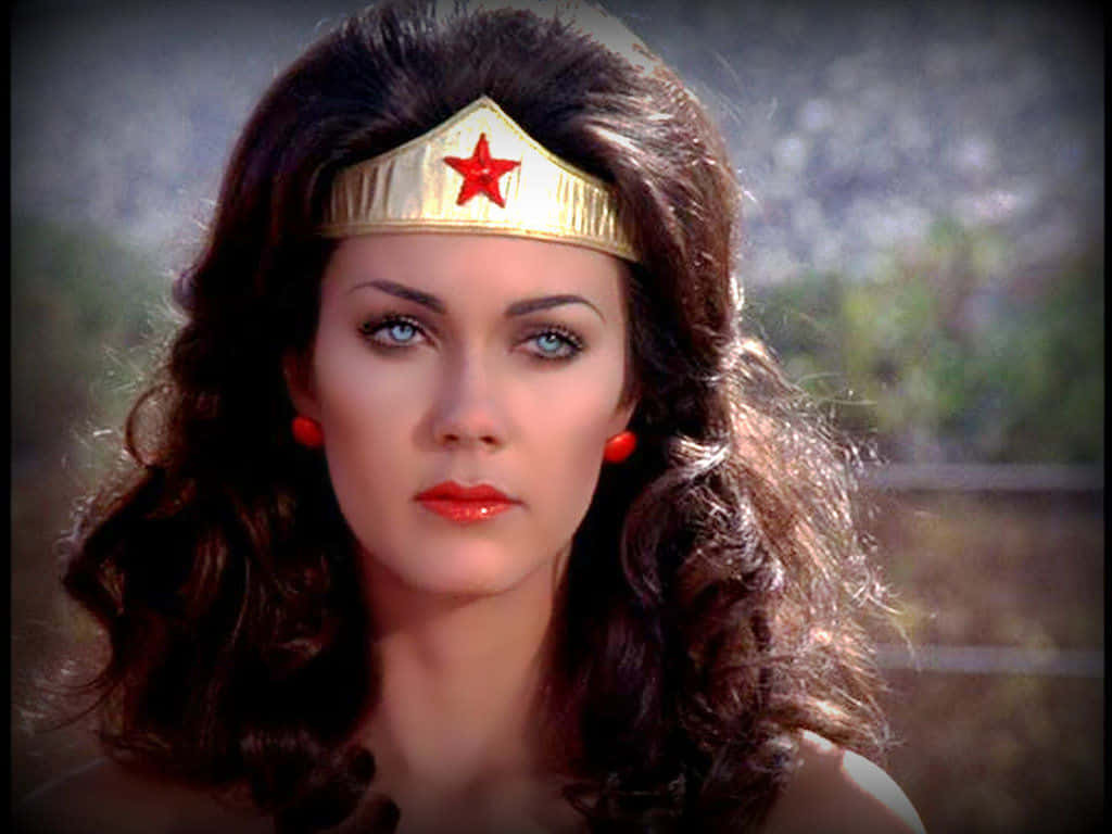 Download Iconic1970s Superheroine Portrait Wallpaper | Wallpapers.com