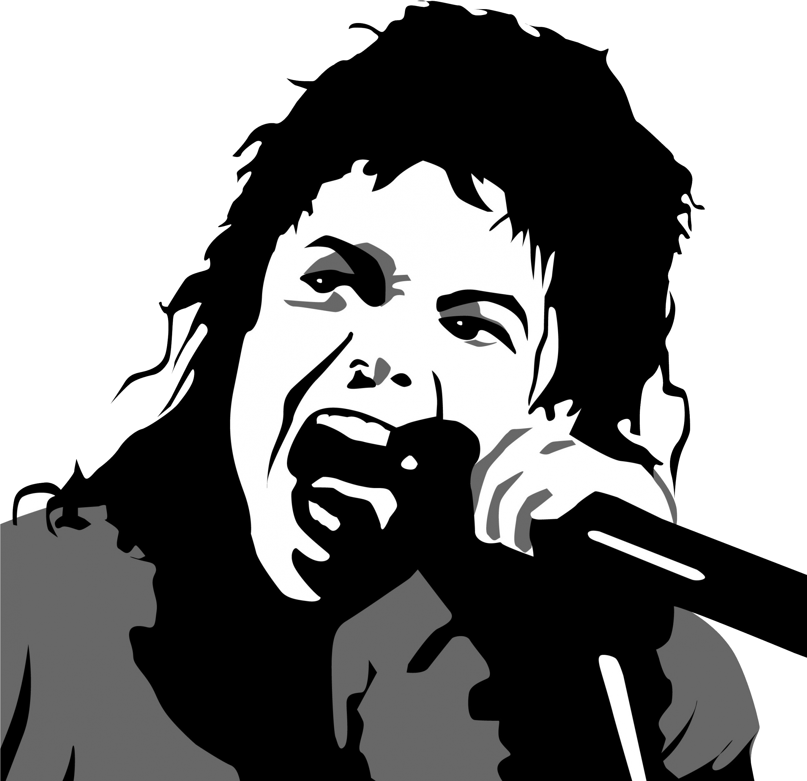 Iconic_ Performer_ Vector_ Art PNG