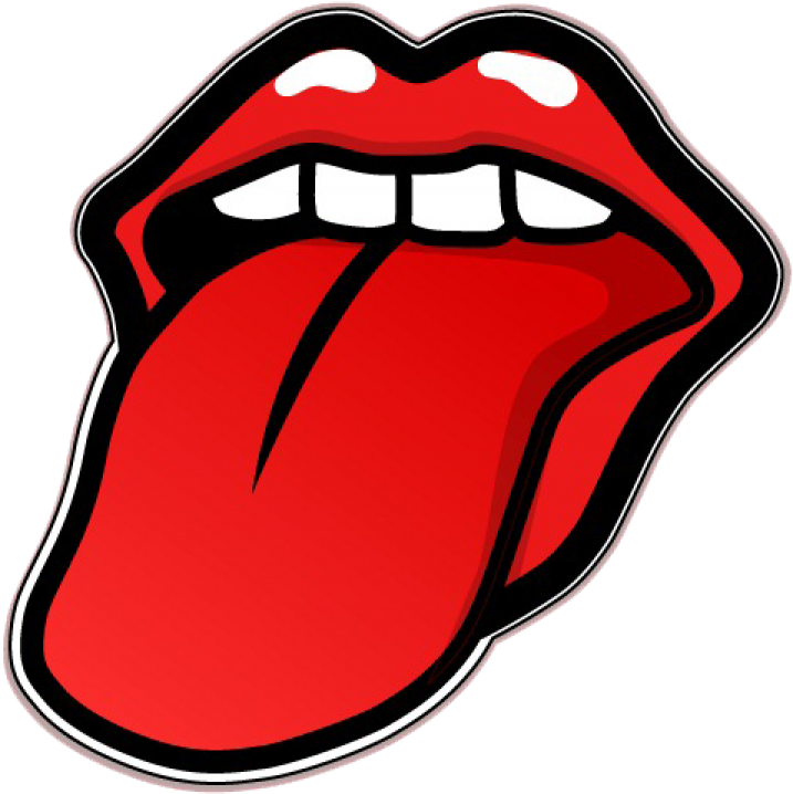 Iconic_ Rock_and_ Roll_ Tongue_ Logo PNG