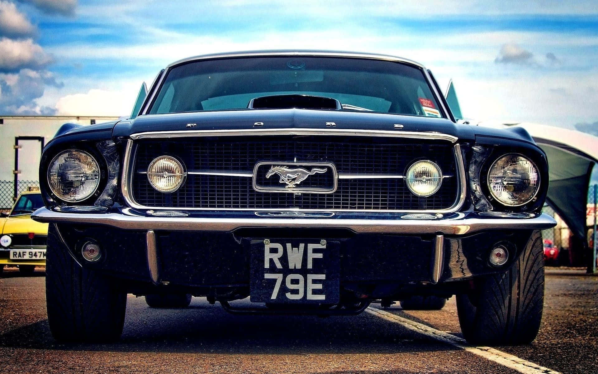 Iconicaford Mustang In Una Avventura Sulla Strada