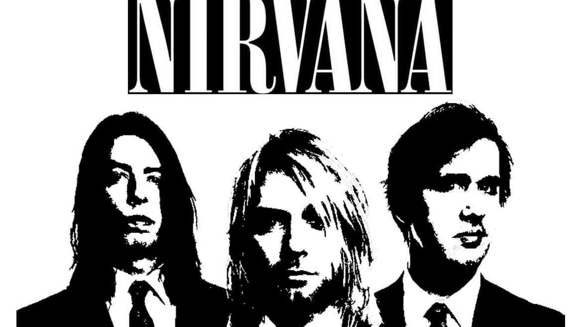 Iconoicónico De La Cara Sonriente Del Grupo Nirvana