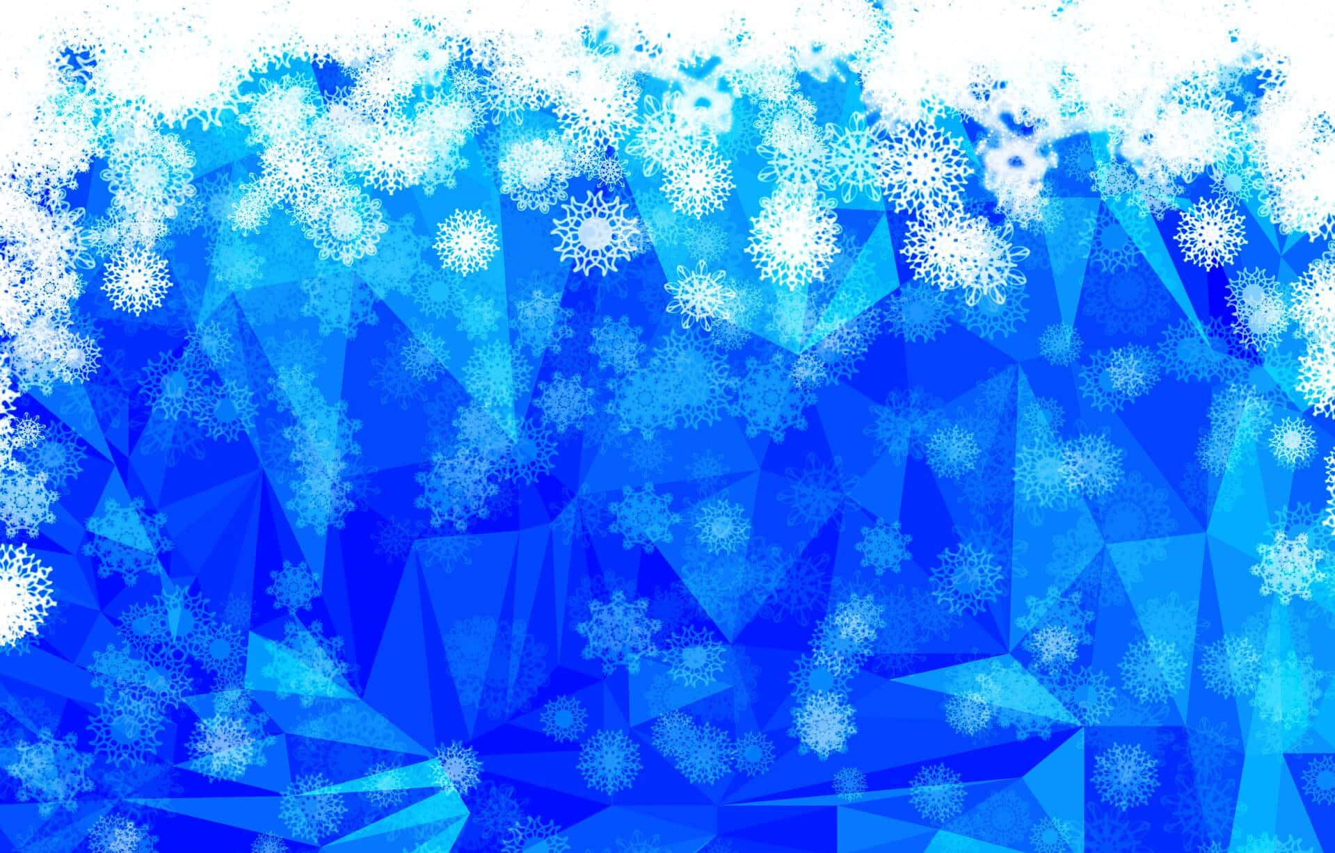 Pristine icy landscape
