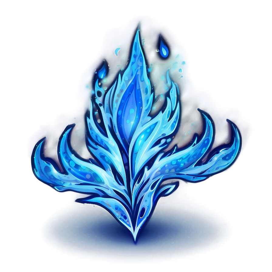 Icy Blue Flames Png 72 PNG