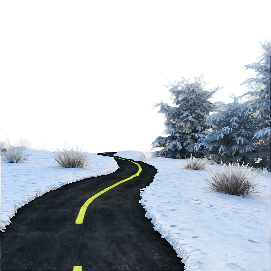 Icy Path Blizzard Png Fng13 PNG