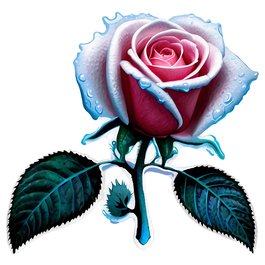 Icy Rose Png 04292024 PNG