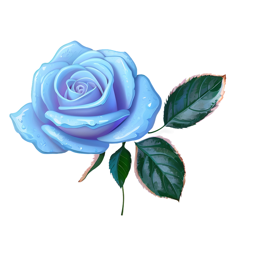 Icy Rose Png 04292024 PNG