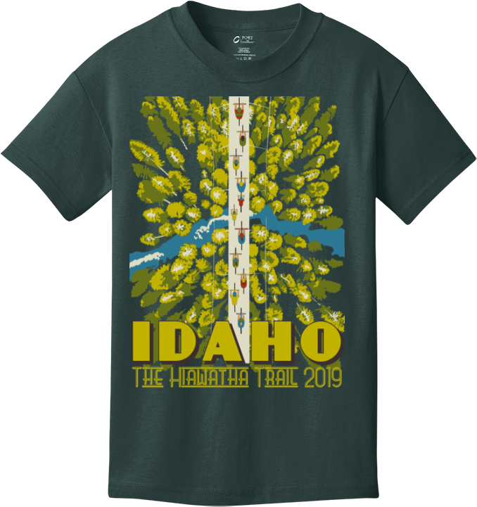 Idaho Hiawatha Trail2019 T Shirt Design PNG