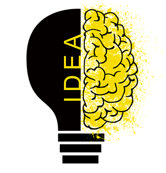 Idea Brain Illustration PNG