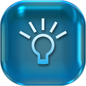 Idea Lightbulb Icon PNG