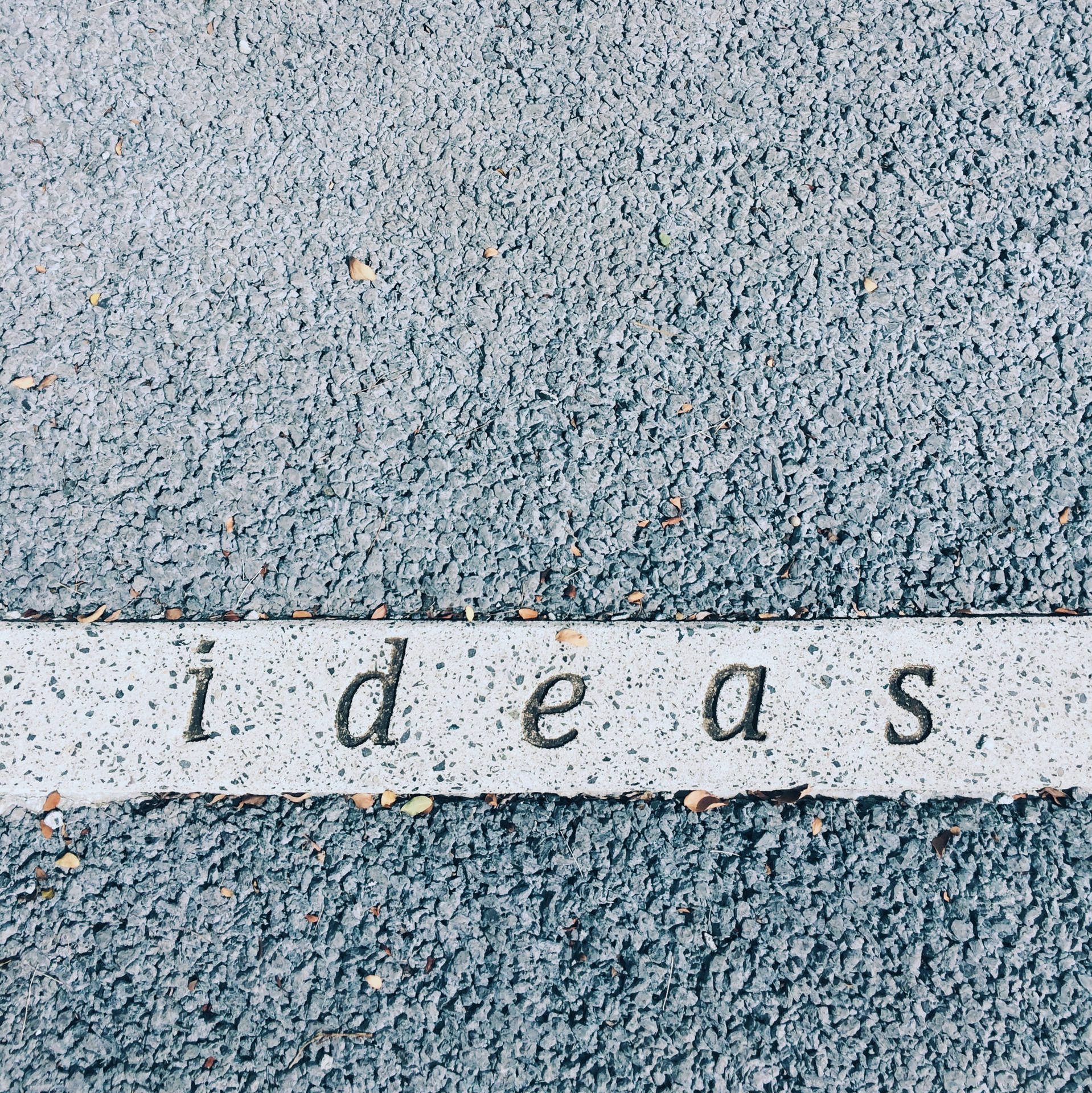 Ideas Font Text On Wall Picture