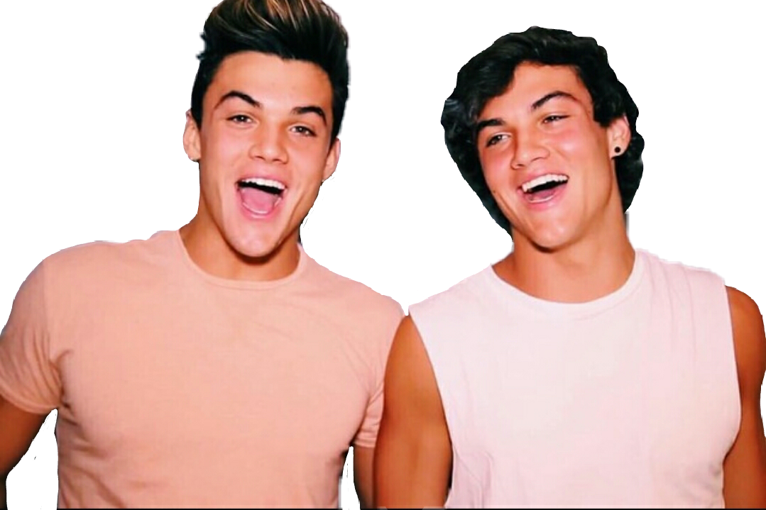 Identical Twins Laughing Together PNG