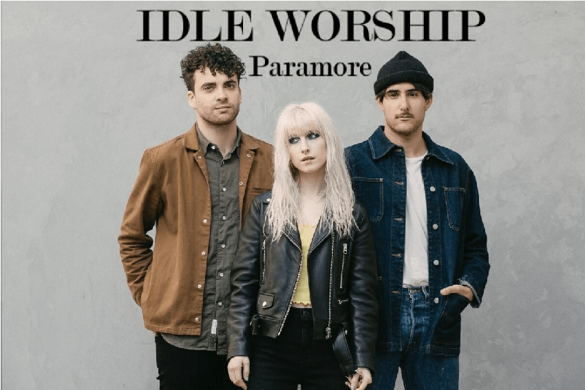 Idle Worship Paramore Band Portrait PNG