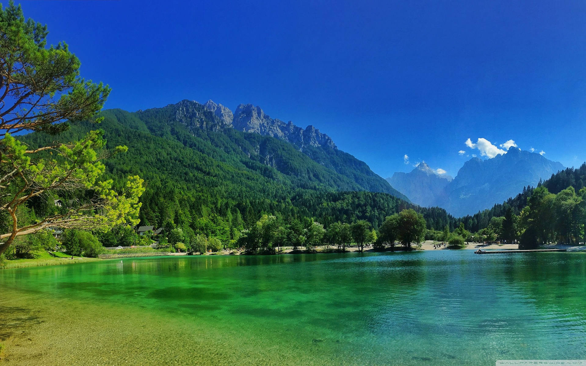 Idyllic Landscape Of Lake Bled, Slovenia Wallpaper