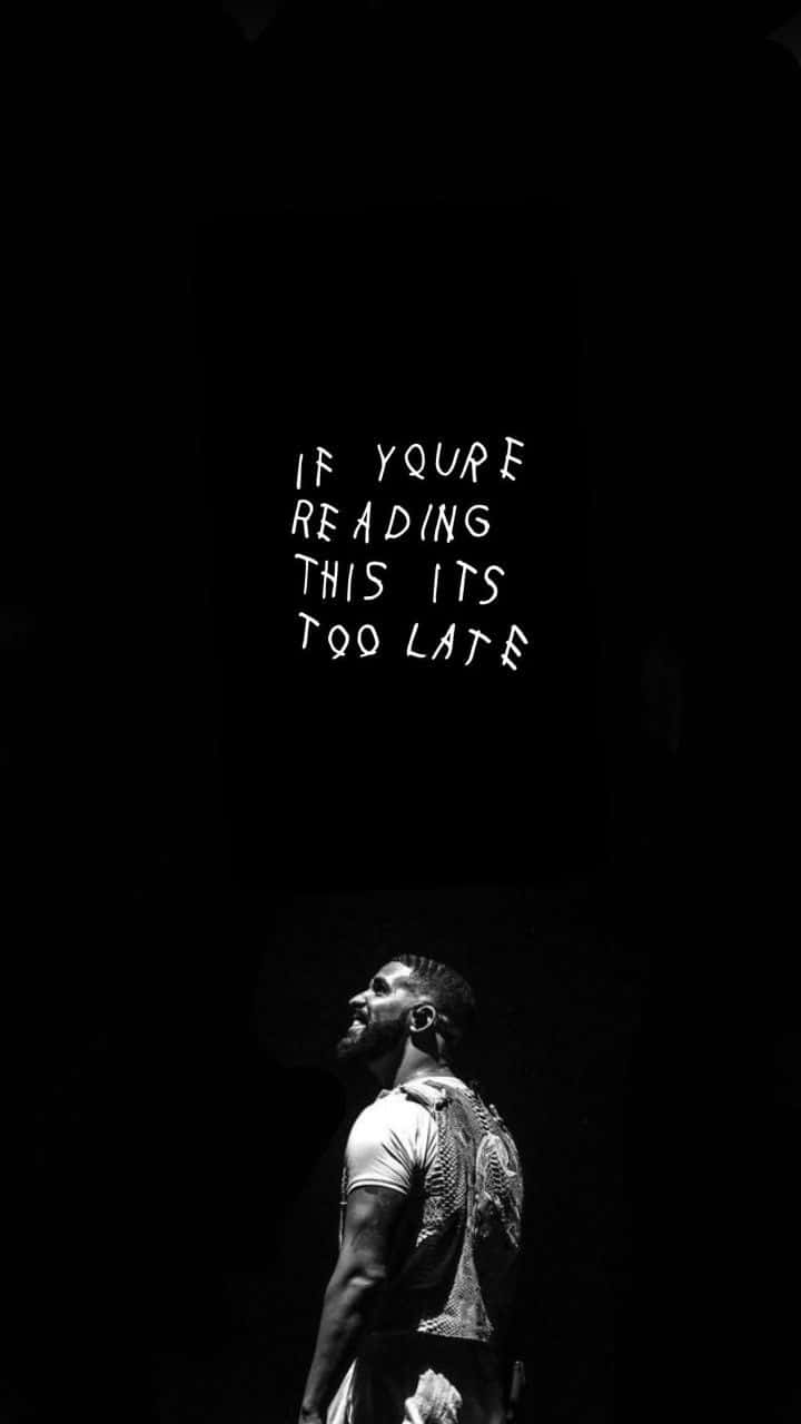 “If You're Reading Drake, You're Gonna Get Drizzy Wisdom" Wallpaper