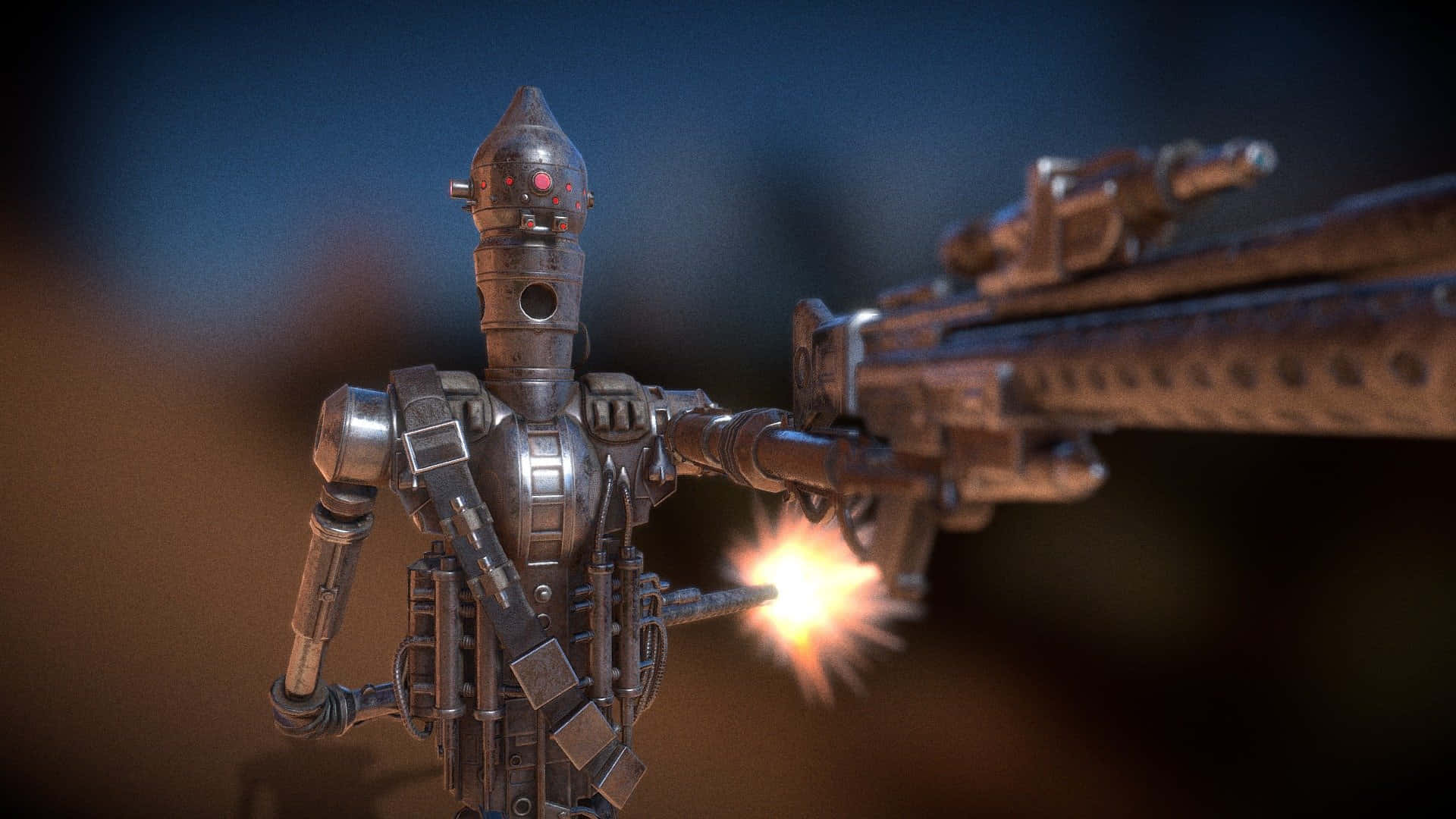 Enter the world of IG-88, the advanced droid assassin Wallpaper