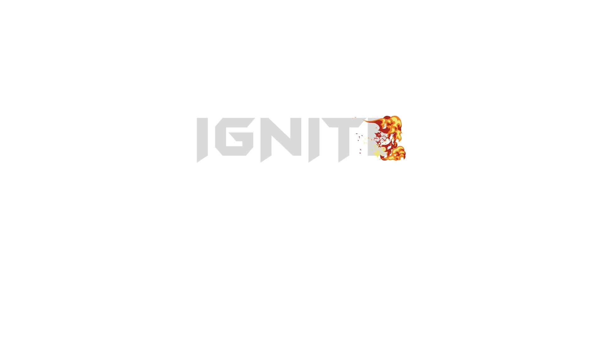 Ignite Logowith Flame Graphic Wallpaper