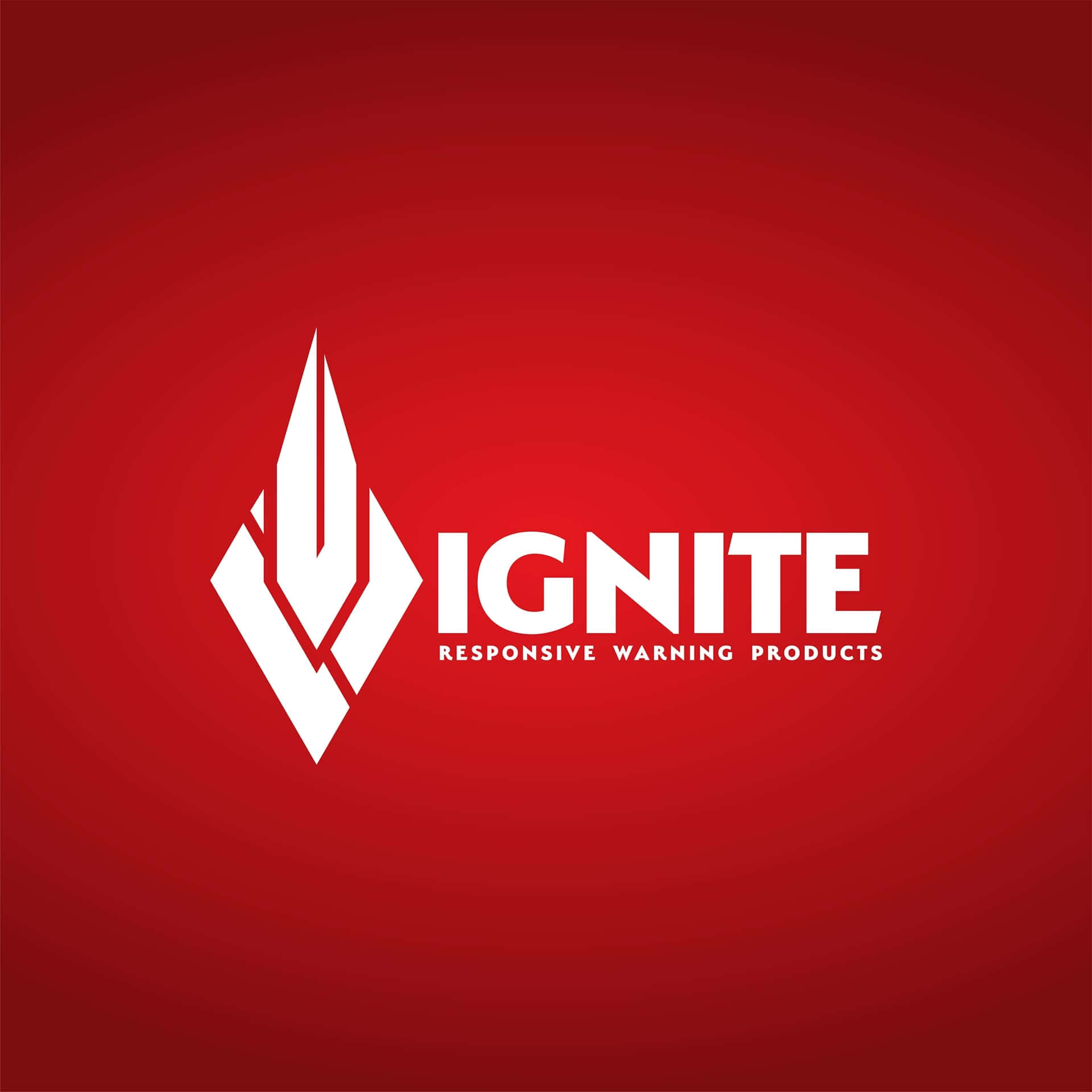 Ignite Responsive Warning Products Logo Wallpaper