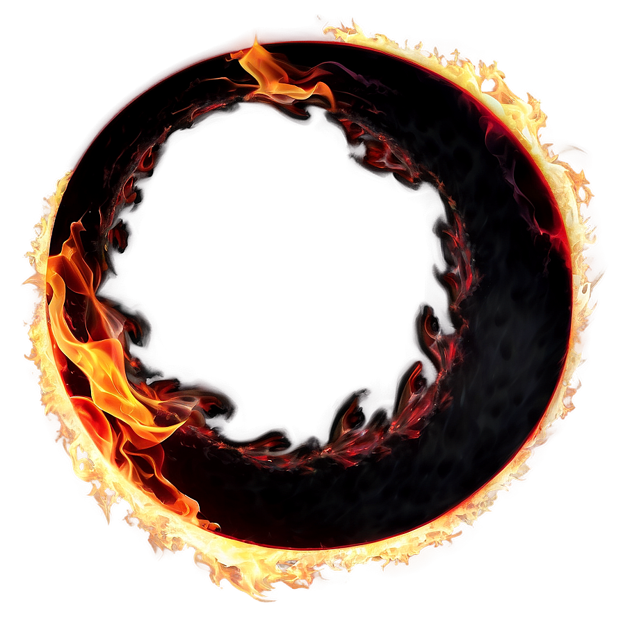 Ignited Fire Circle Png 33 PNG