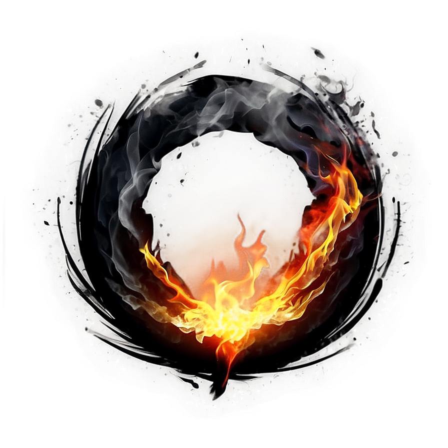 Ignited Fire Circle Png Yvr PNG
