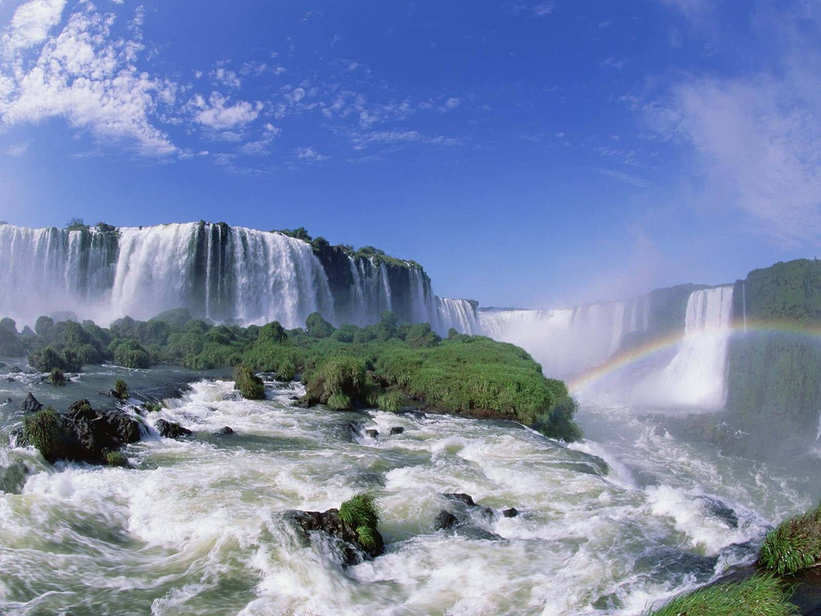 Iguazu-faldene maler Naturen storslået billede tapet Wallpaper