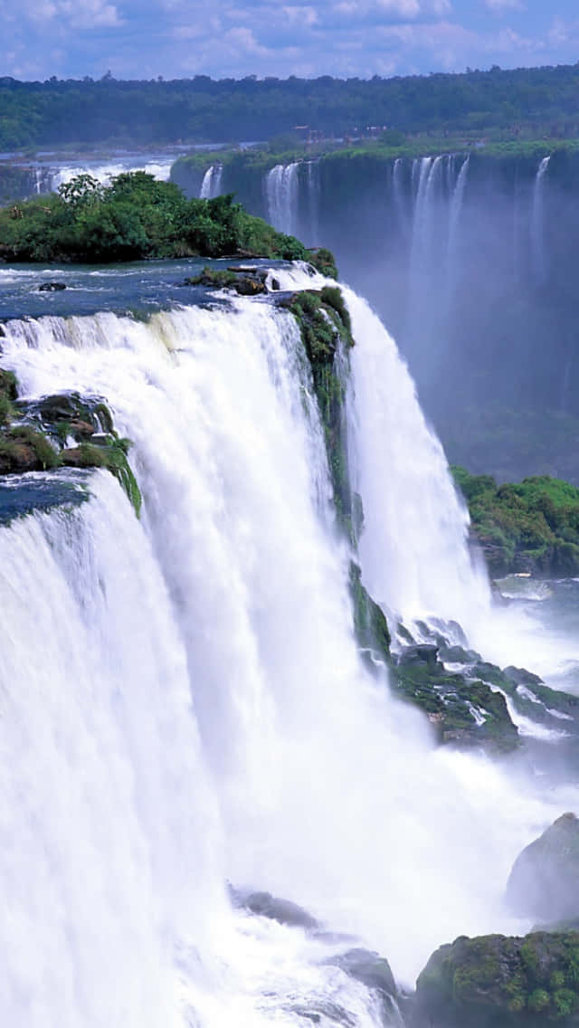 Iguazu vandfald Højt Top Tapet Wallpaper