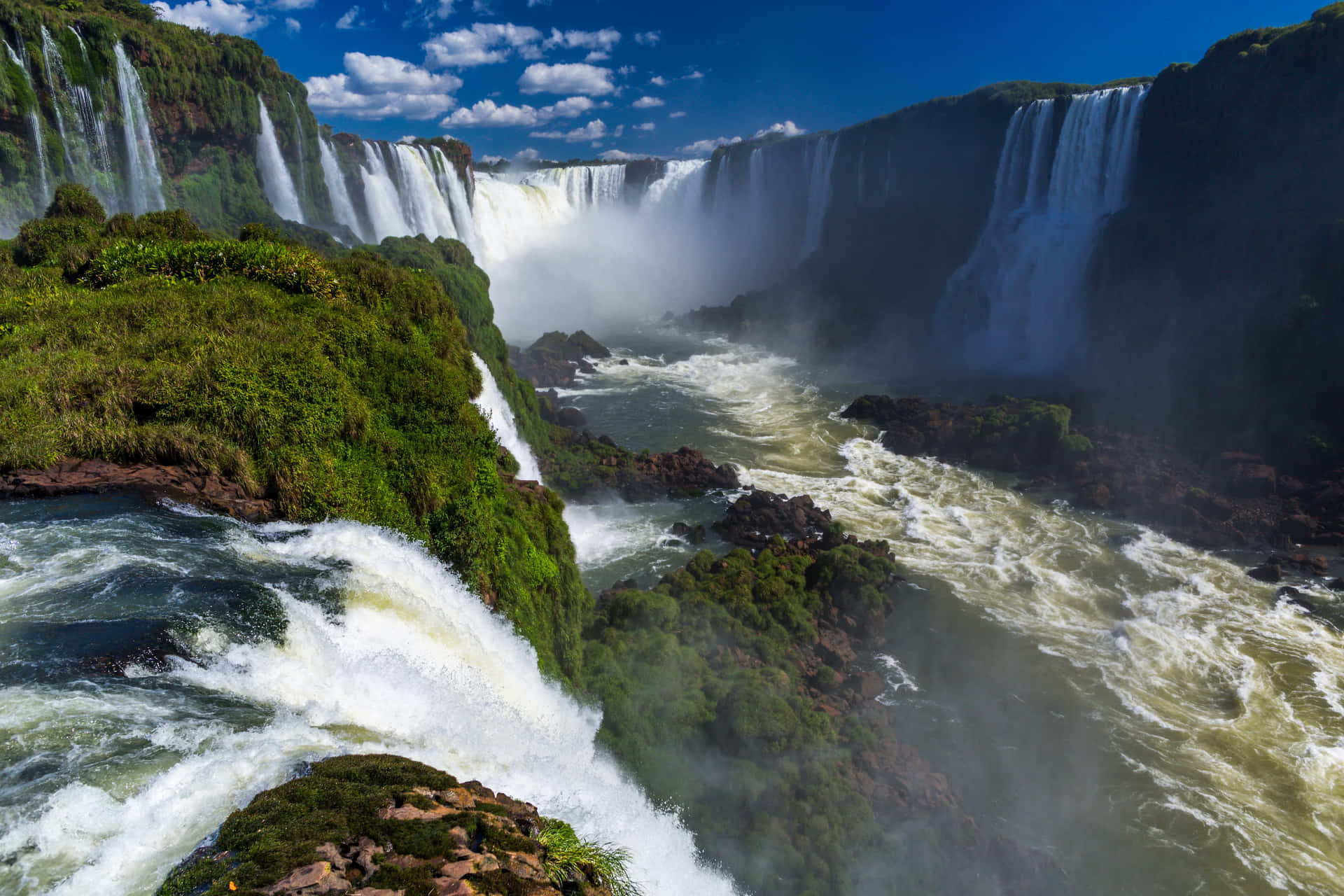 Iguazufalls - Iguacu River: Iguazu Fallen - Iguacu Floden Wallpaper