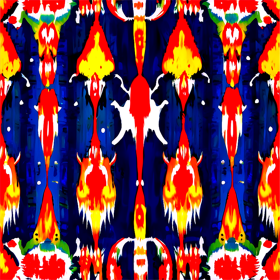 Ikat Seamless Pattern Png Npw48 PNG