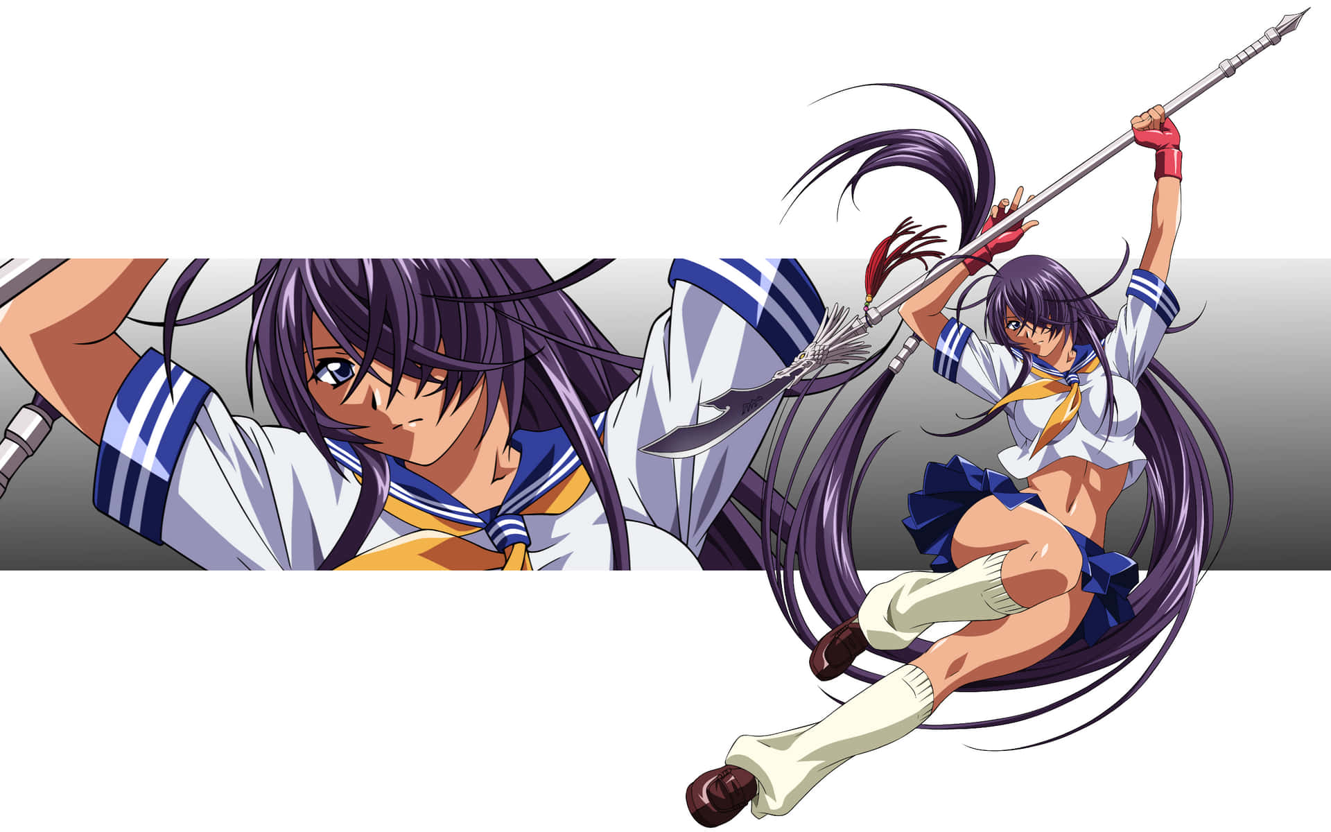 "A battle to the death in an anime classic - Ikki Tousen!" Wallpaper