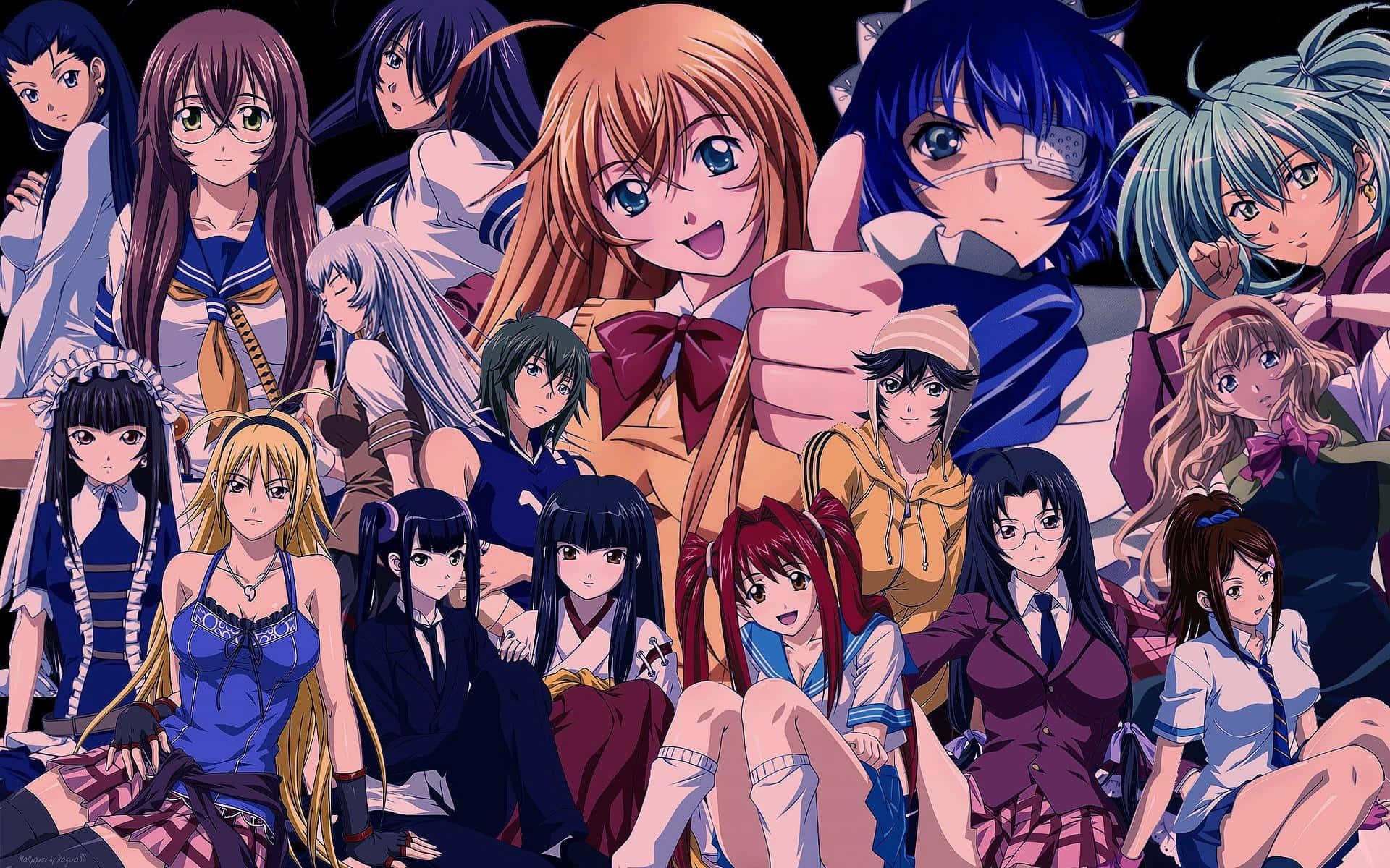 Ikki Tousen transparent background PNG cliparts free download