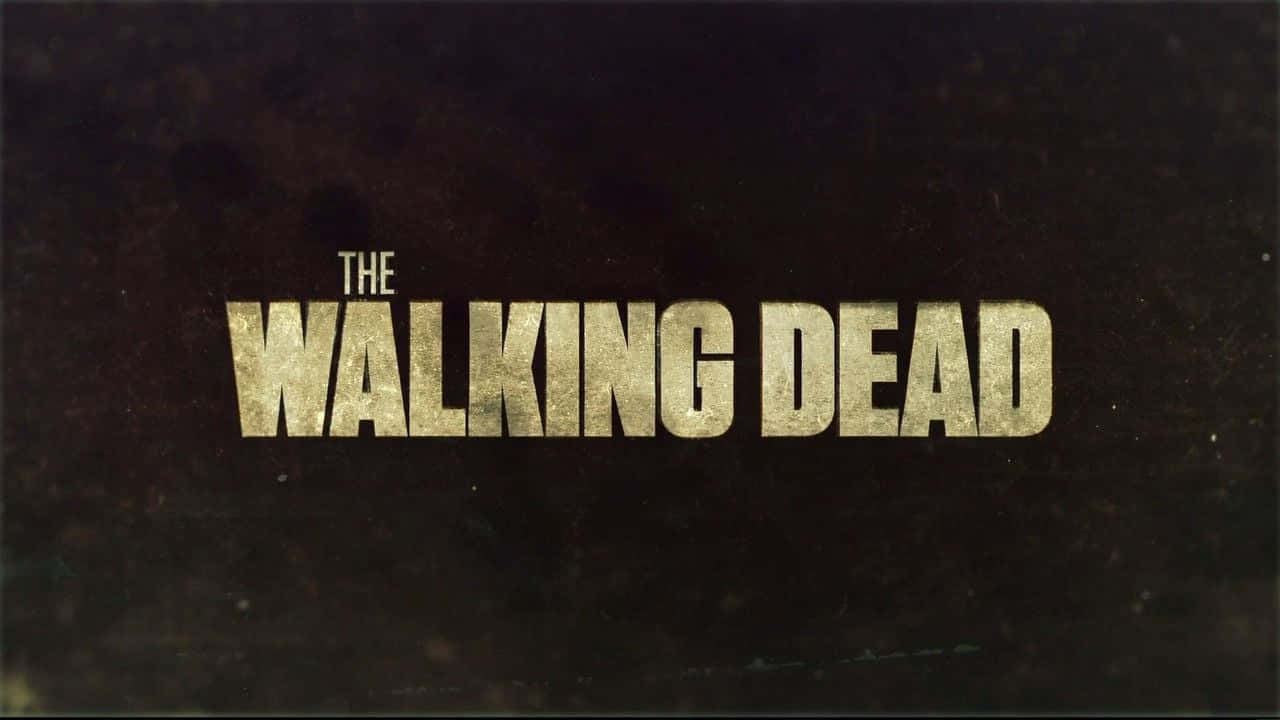Ilcast Di The Walking Dead Contro Uno Sfondo Cupo E Inquietante
