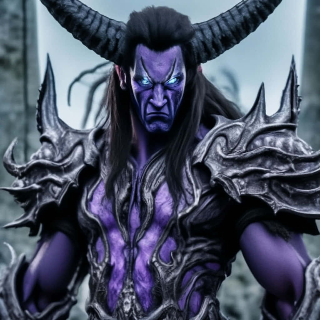 Download Illidan Stormrage Cosplay Portrait Wallpaper | Wallpapers.com