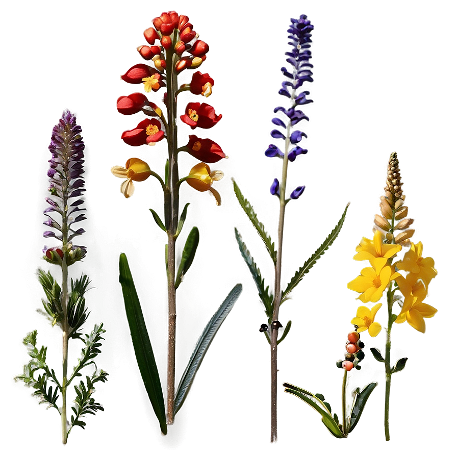 Illinois Native Wildflowers Png 48 PNG