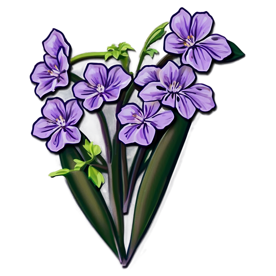 Illinois State Flower - Violet Png Eye78 PNG