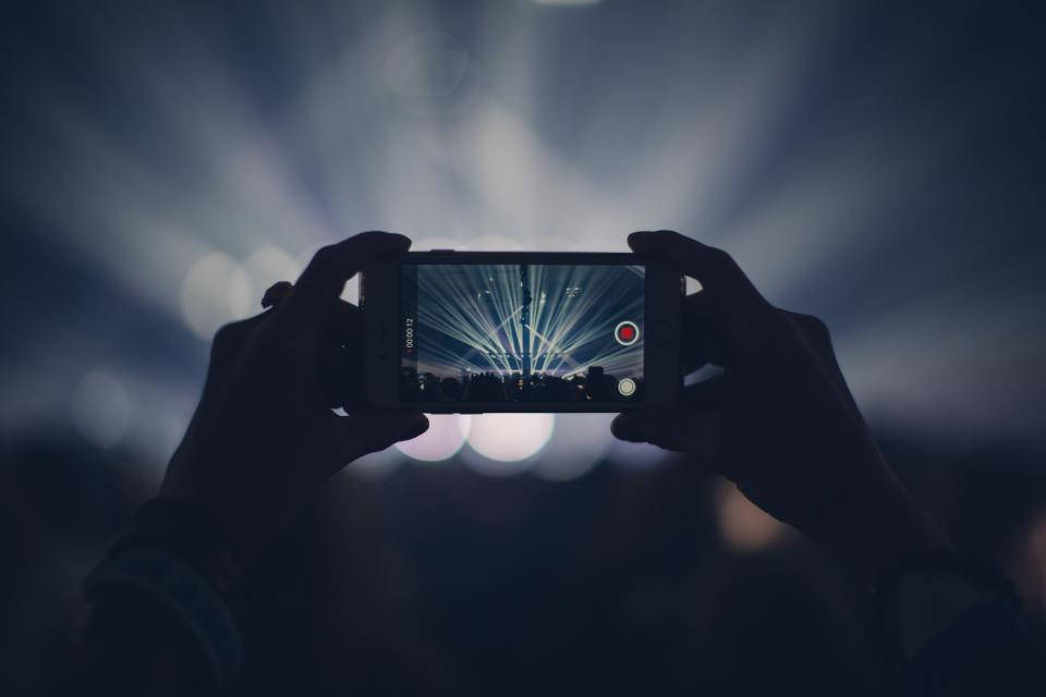 Illuminated Background Photography Via Iphone Wallpaper