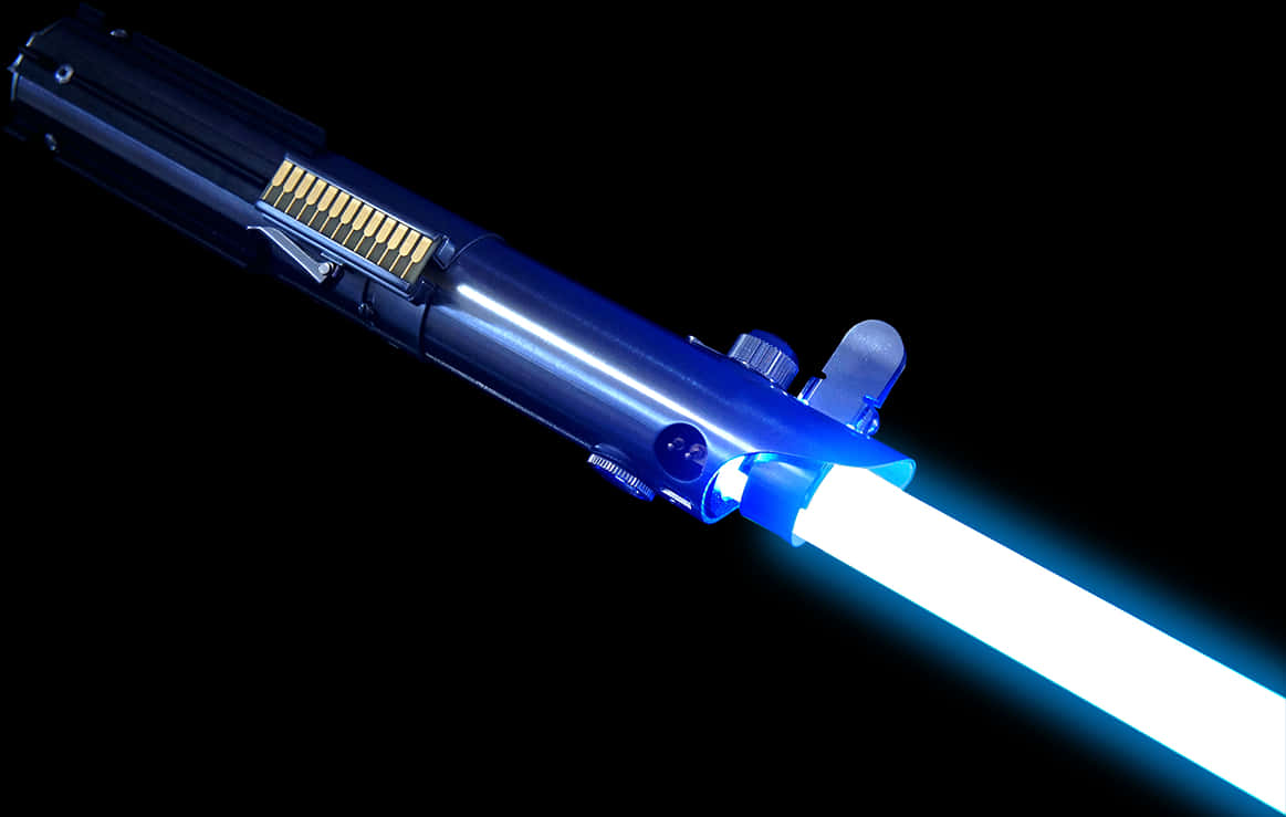 Illuminated Blue Lightsaber PNG