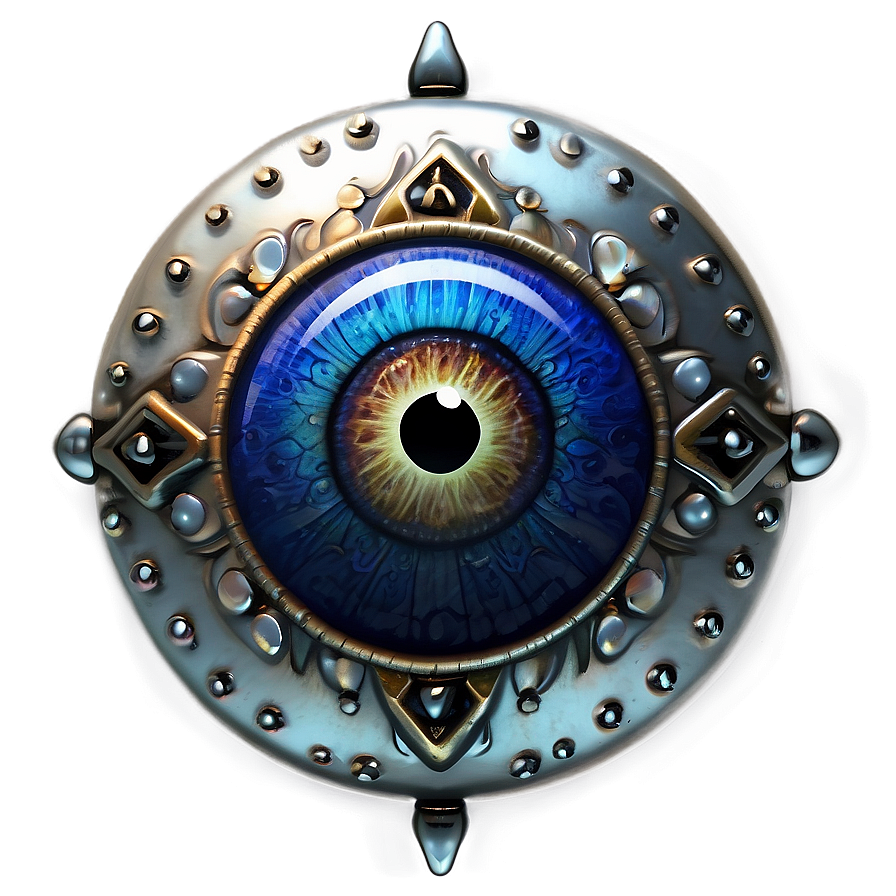 Download Illuminated Evil Eye Png Pyi | Wallpapers.com