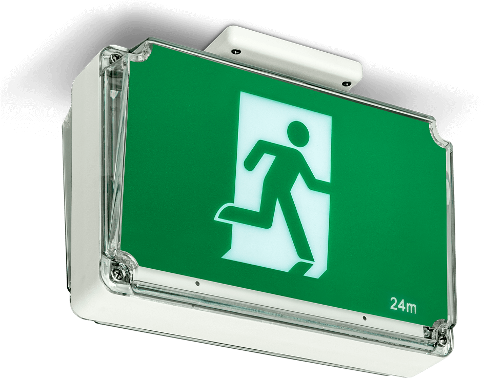 Illuminated Exit Sign PNG