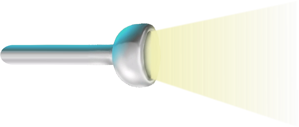 Illuminated Flashlight Beam PNG