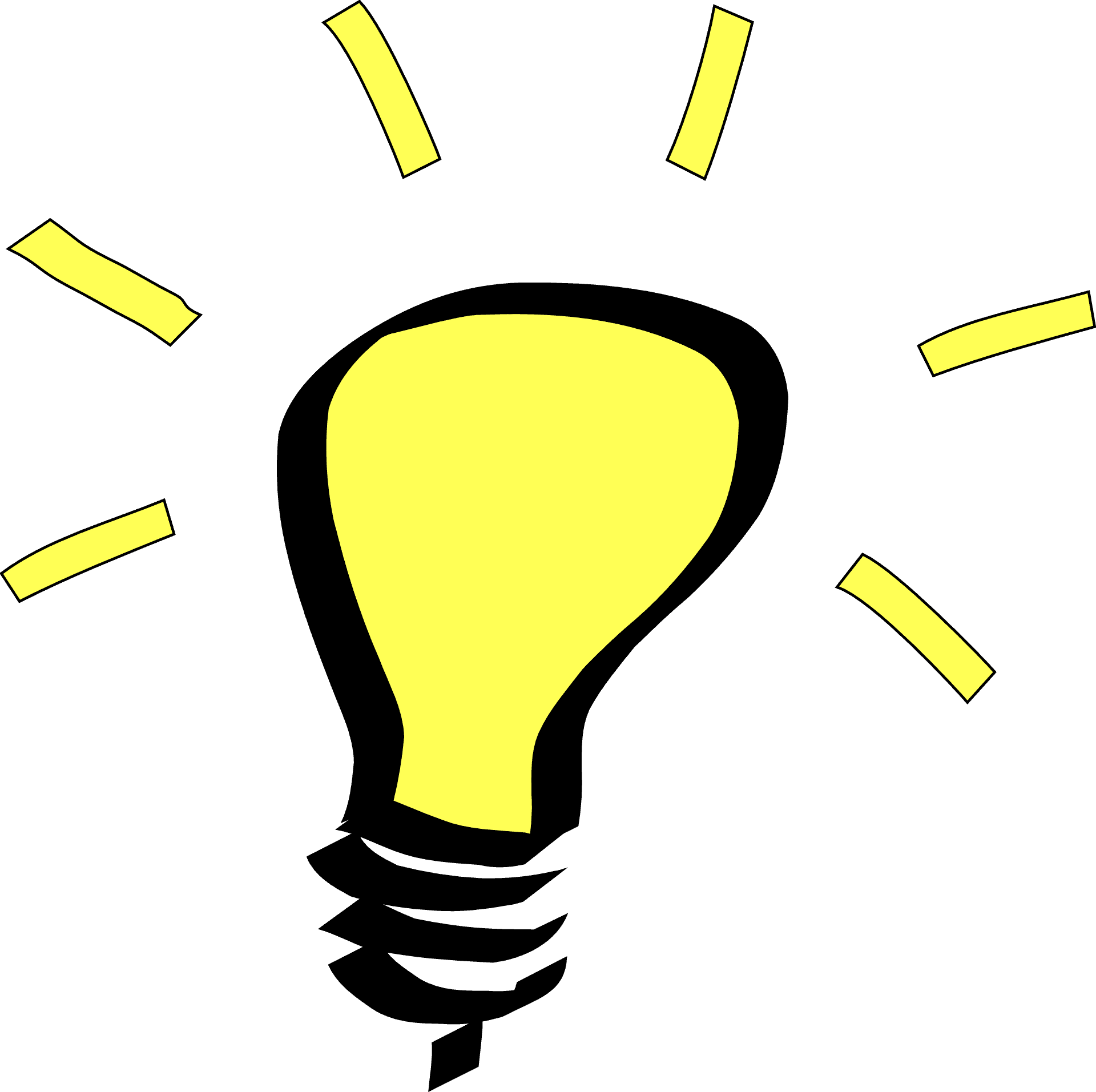 Illuminated Idea Concept PNG