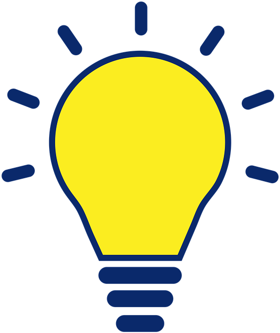 Illuminated Idea Icon PNG