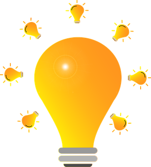 Illuminated Ideas Concept PNG