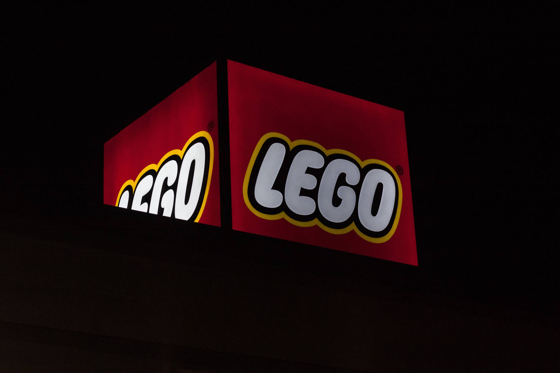 Illuminated Lego Signat Night SVG