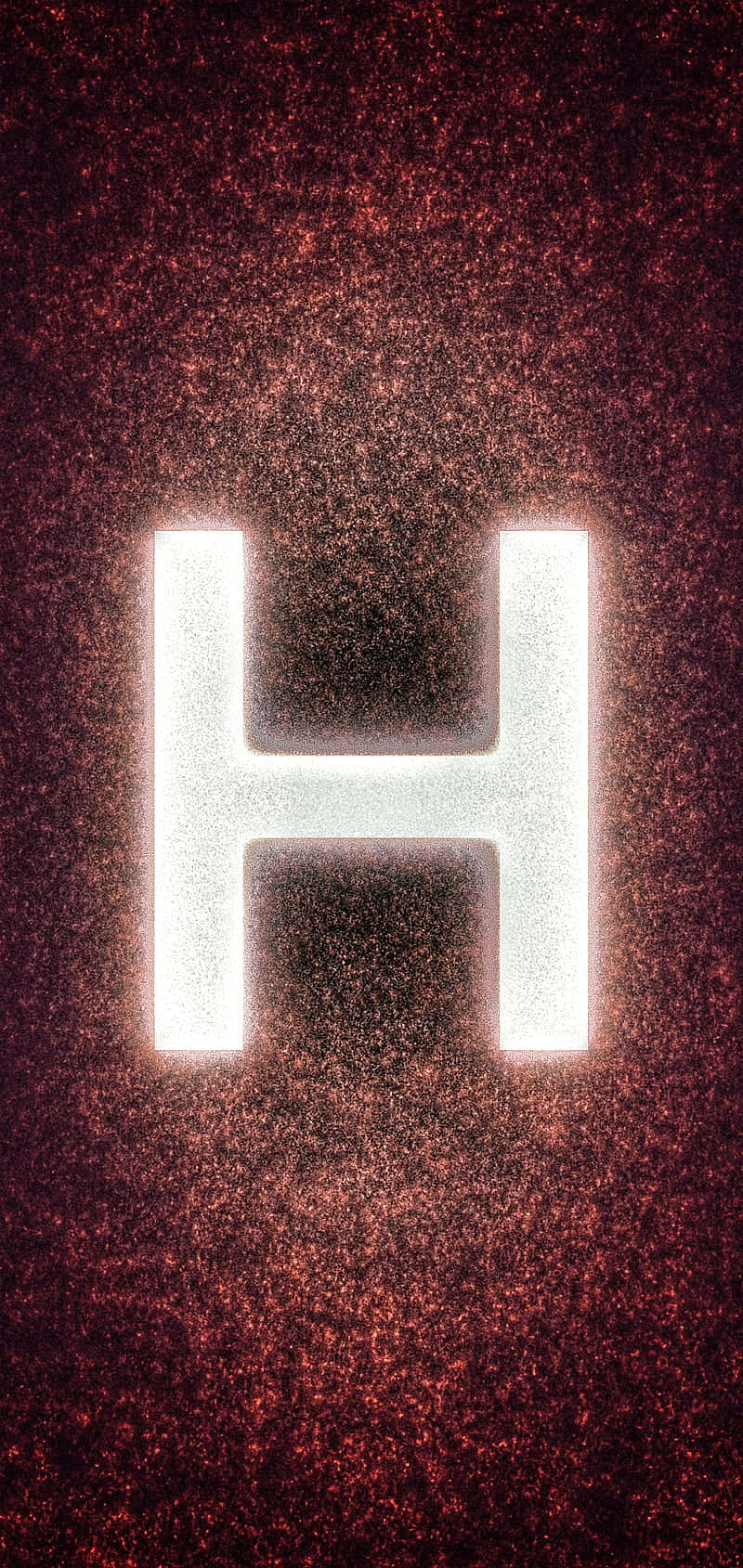 Illuminated Letter H Background Wallpaper