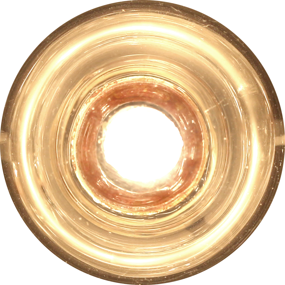 Illuminated Light Bulb Closeup PNG